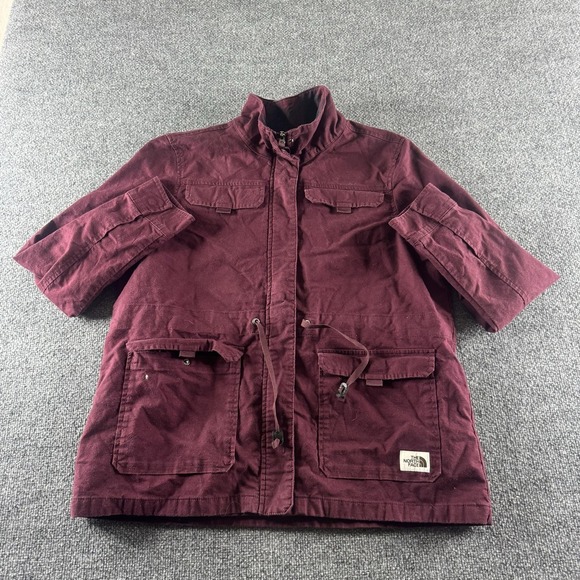 The North Face Jackets & Blazers - The North Face Jacket Womens XL Red Utility Coat Lined Full Zip Outdoors Hiking